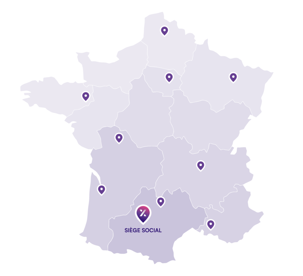 Carte de france localisation Exem