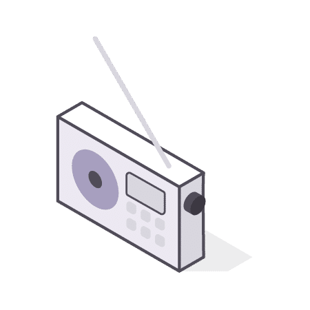 Pictogramme d'une radio