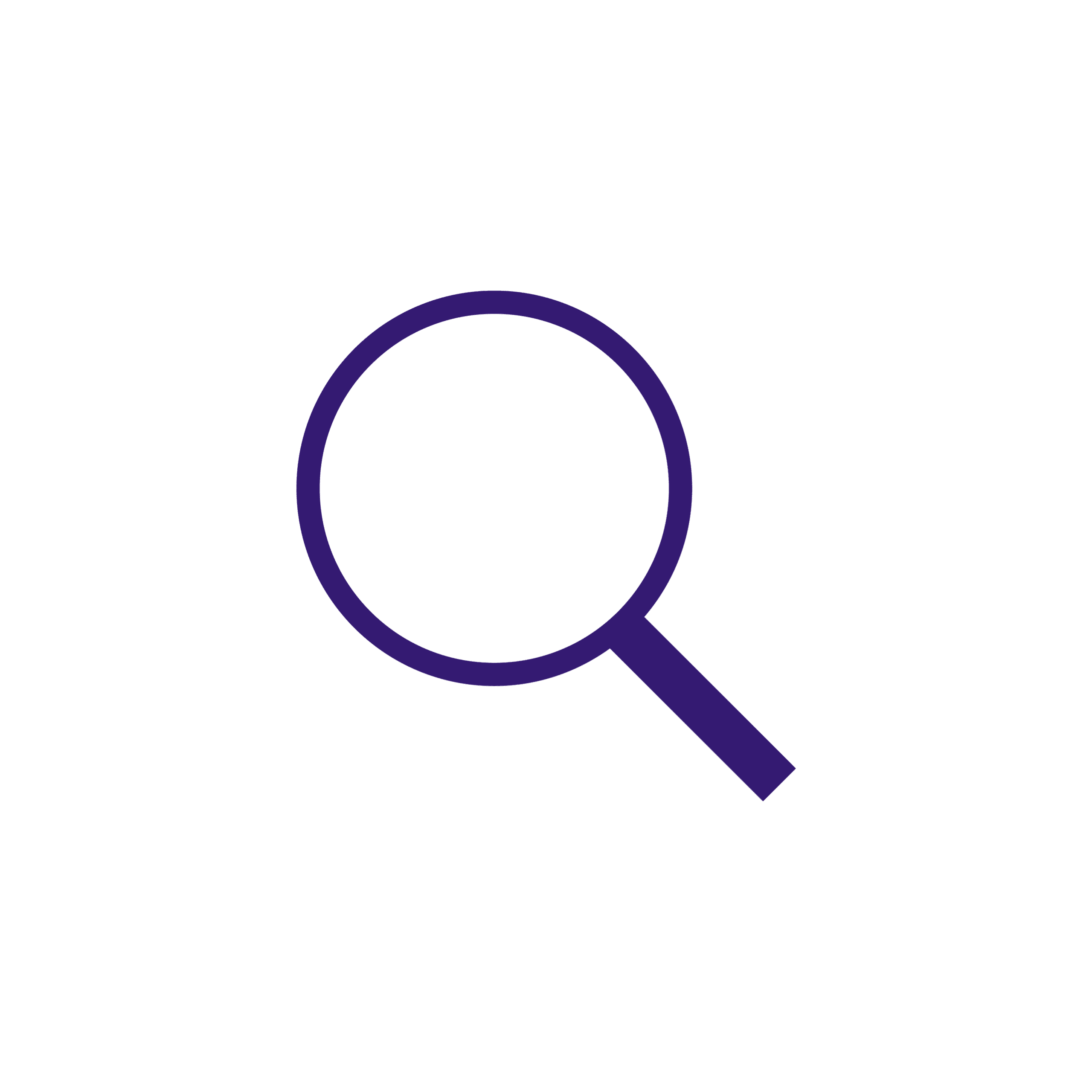 Pictogramme d'une loupe